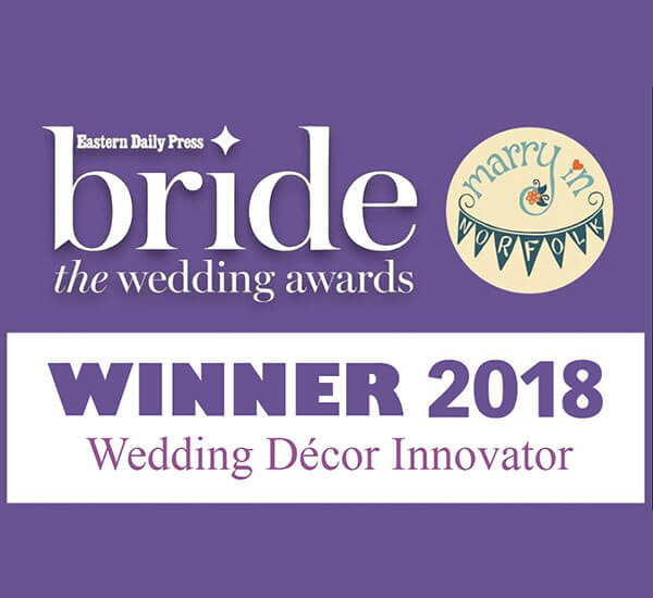 Wedding decor innovator bride magazine award