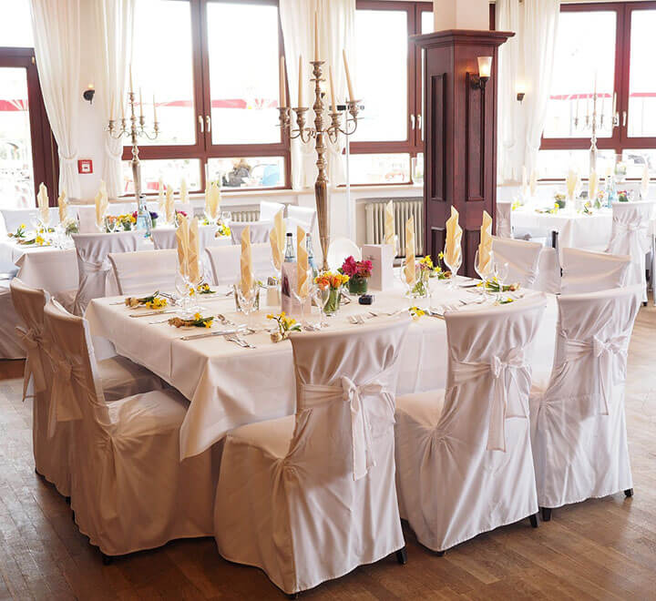 Decorated Wedding table